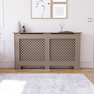 Oxford Radiator Cover - Unfinished / 152cm by Vida Designs