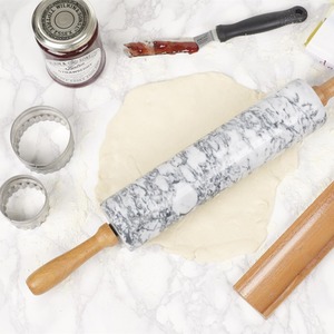 Homiu Marble Rolling Pin and Stand - Marble by Homiu