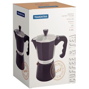 Tramontina Italian Espresso Pot - Black by Tramontina