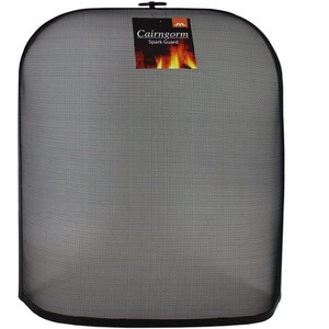 Cairngorn Fireside Spark Fire Guard - Black by JVL