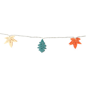 10 LED Autumnal Leaf String Light