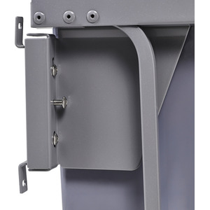 40L Kitchen Double Pull-Out Trash Can Under Cabinet - Grey by Livingandhome