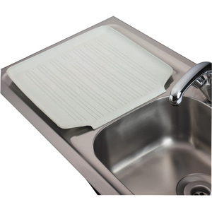 KitchenCraft Rubber Draining Board Mat - White by KitchenCraft