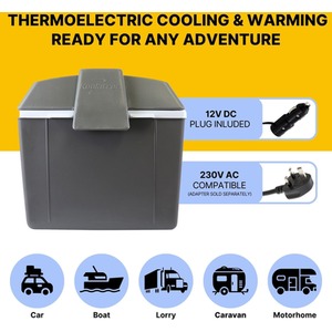 Traveller III P9 Thermoelectric Iceless 12V Cooler Warmer - Grey by Koolatron