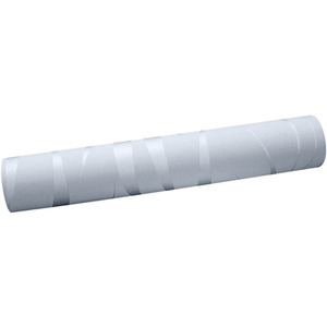 Modern Silver 3D Wave Striped Non Woven Embossed Flocking Wallpaper - Sliver Grey by Livingandhome