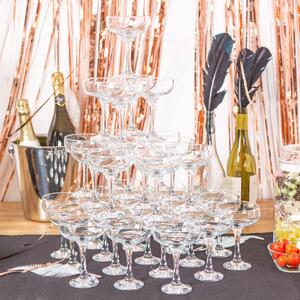 Misket Glass Champagne Saucers - 235ml by LAV