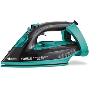 Ceraglide 3100W Steam Iron - Black by TOWER