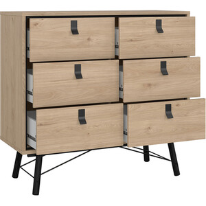Ry 3 Piece Bedroom Set - Jackson Hickory Oak