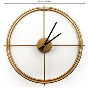 Larry's Minimalist Wall Clock - Gold by WALPLUS