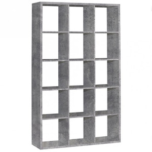Mauro 3x5 Shelving Unit - Concrete Grey by Furniture To Go