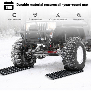 2 Pack TPR Recovery Track Pad - Black by Costway