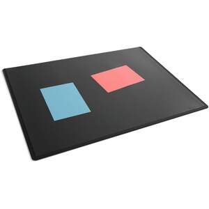 Durable Non Slip Desk Mat With Overlay by Durable