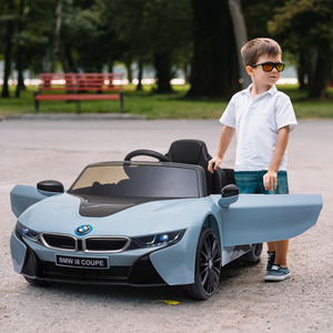 HOMCOM BMW I8 Coupe Licensed Electric Kids Ride On Car 6V - Blue by HOMCOM