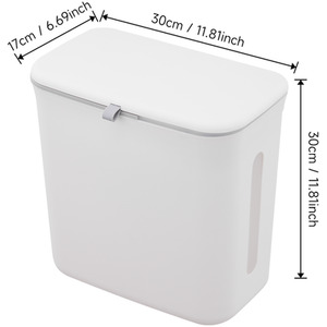 Kitchen Waste Bin with Sliding Lid by lifeideas