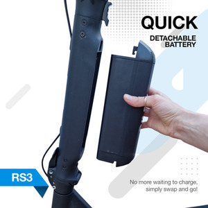 RS3 Electric Scooter - 350W - Black by Riley Scooters