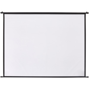 Indoor Portable Black Backed Projector Screen - Black / 174.5cm by Livingandhome