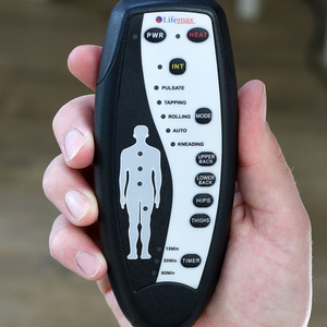 Heated Back and Seat Massager - Black by Lifemax