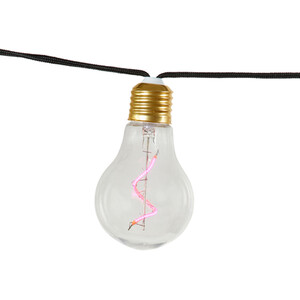 10 LED Neon Bulb String Light