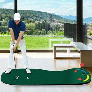 Golf Putting Green Set - Green by Costway
