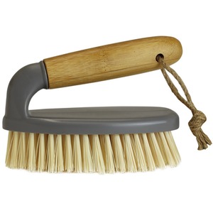 JVL Bamboo All Purpose Scrubbing Brush - Yellow by JVL