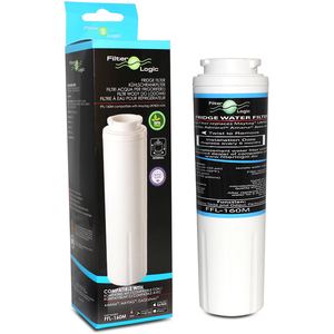 FilterLogic Fridge Water Filter compatible with Amana UKF8001AXX - White by FilterLogic