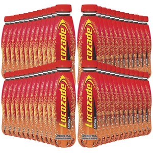Lucozade Original Sparkling Energy Drink Powered By Glucose 48x 380ml - Orange by Lucozade