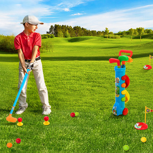 Children's Golf Club Toy Set with Golf Cart - Multicolor by komore