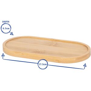 Bamboo Soap Dispenser Trays - Brown - Pack of 2 - Brown by Harbour Housewares