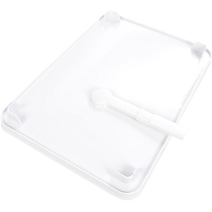 2 Layer Dish Plate Drain Board Rack Kitchen Cutlery Chopsticks Drying Holder - White by Livingandhome