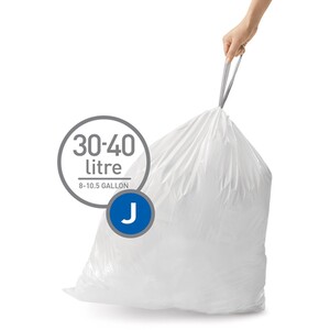 Simplehuman Custom Fit Bin Liners - J / 20 by Simplehuman