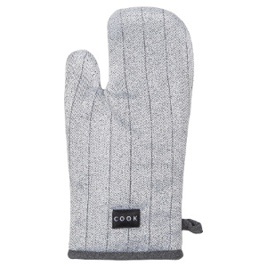 Head Chef Single Oven Glove Grey