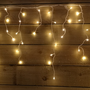 300 LED Multi Function Icicle Christmas Lights in Warm White - Warm white by Samuel Alexander