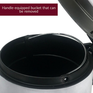 Essentials 3L Pedal Bin - Black