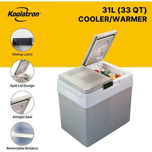 Koolatron 12V Electric Cool Box, 31L - Grey by Koolatron