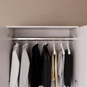 Denver Bedroom Set (2 Drawer Bedside(x2), 8 Drawer Chest, 2 Door Wardrobe) by Vida Designs