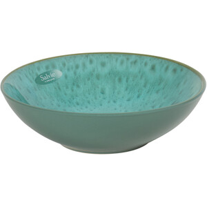 Salvie Reactive Glaze Pasta Bowl - Sea Green