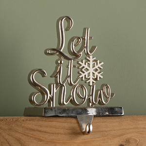 Silver Christmas Stocking Hanger Choice of Song by Samuel Alexander