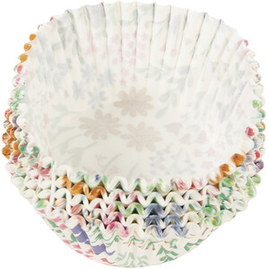 Pack of 100 Wildflower Cupcake Cases - Multicolour