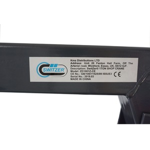 SwitZer 1 Tonne Folding Engine Crane Stand Hoist Lift - Grey by SwitZer