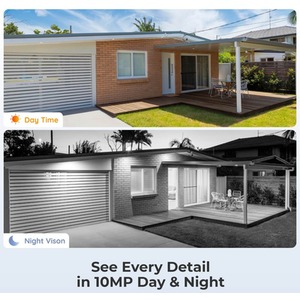 Reolink 4K Plus UHD NVR PoE AI 8ch 4x Bullet Kit 2TB - White by Reolink