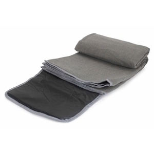Grey Tweed Picnic Blanket - Grey by Red Hamper
