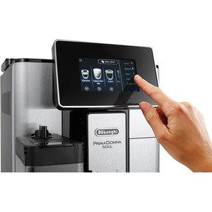 DeLonghi Primadonna Soul Bean to Cup Automatic Coffee Machine - Silver by DeLonghi