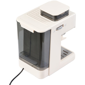 Espresso Coffee Machine with Integrated Coffee Grinder and Milk Frother - Cream-white by Livingandhome