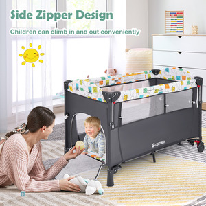 5-in-1 Baby Bassinet Bedside Sleeper by Costway