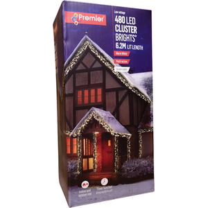 Premier Warm LED Christmas Lights with Timer - Warm White by Samuel Alexander
