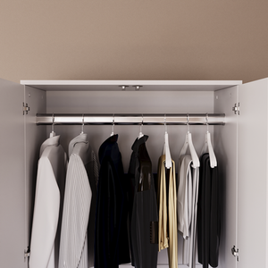 Denver Bedroom Set (2 Drawer Bedside, 6 Drawer Chest, 2 Door 2 Drawer Wardrobe) by Vida Designs