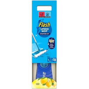 Flash Speedmop Start Kit with Wet Refills - Blue by Flash