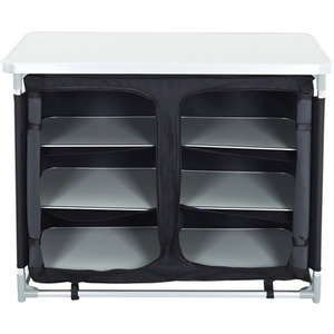 Portable Camping Kitchen Table with Storage Cabinet by Kidkid