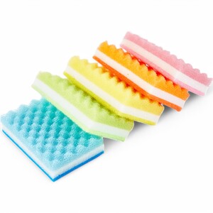 Pack of 5 Multicolour 3 Layer Sponges - Multicolour