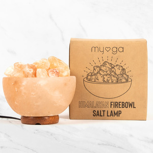 Myga Firebowl Salt Lamp - Pink by Myga